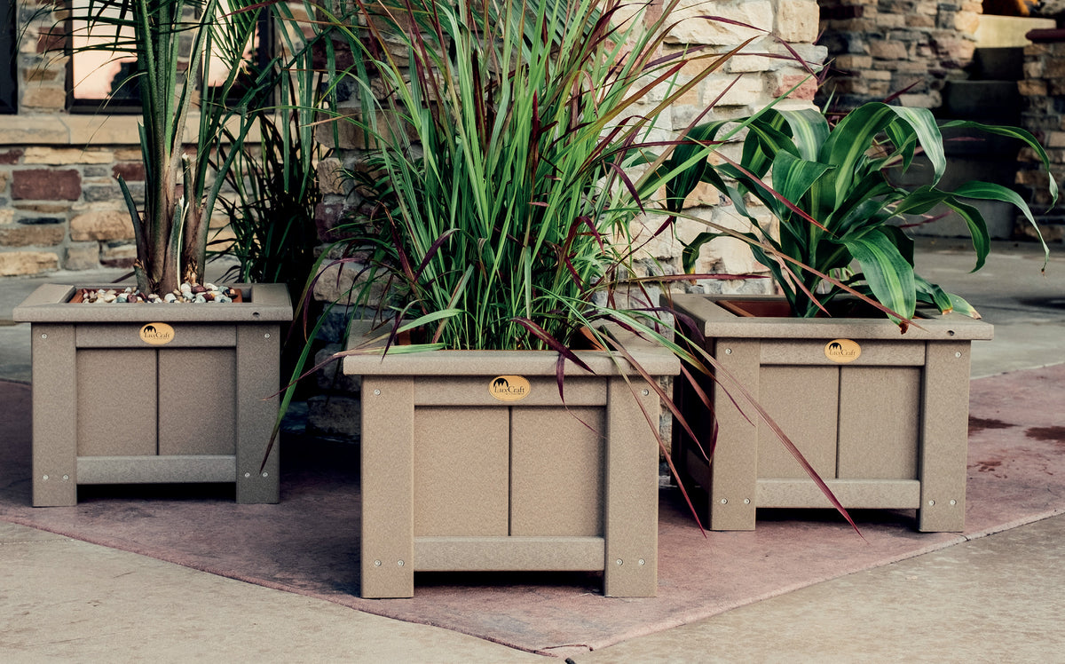 LuxCraft 15" Square Planter