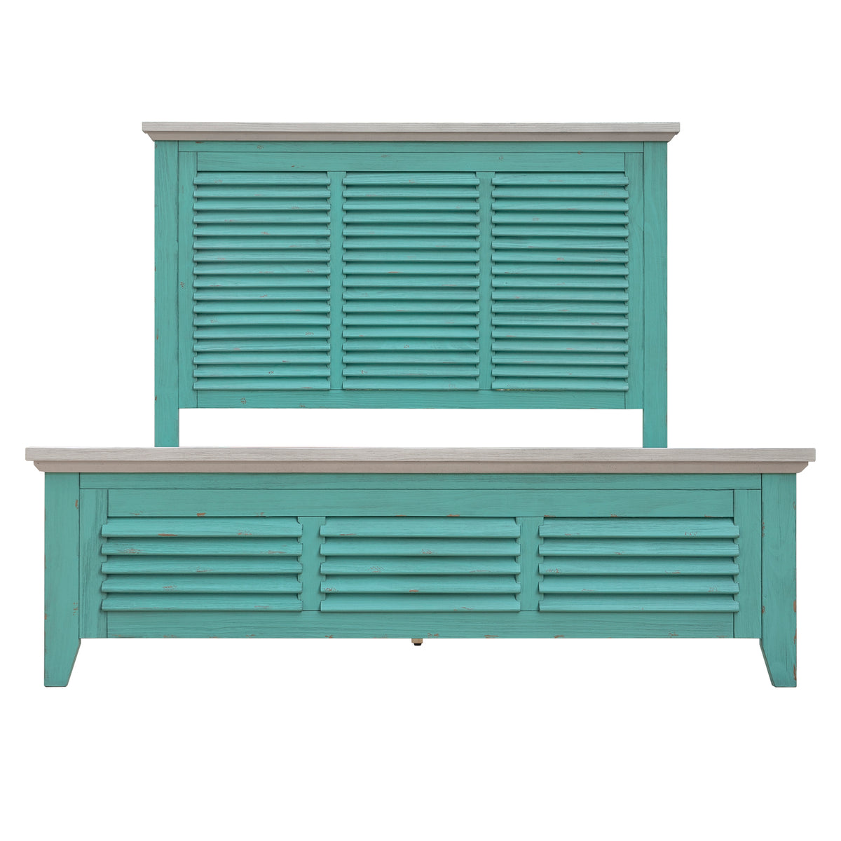 Rosalyn Queen Headboard (Ocean Green)