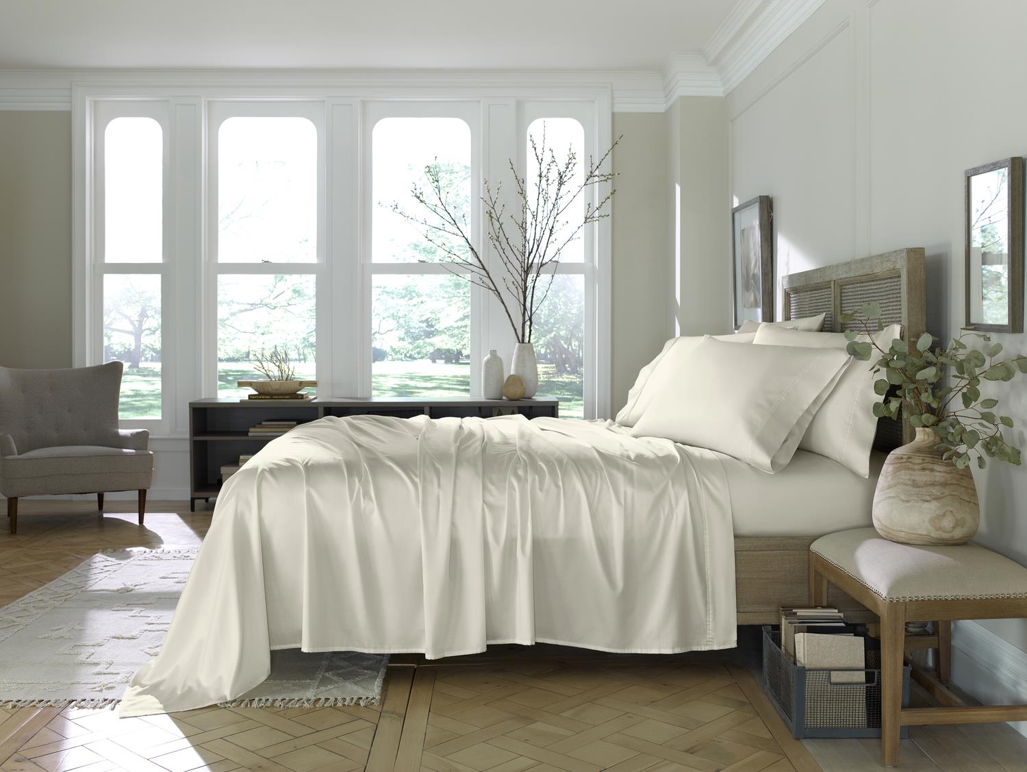 Eucalyptus Sheet Set - Ivory