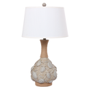Turtle Table Lamp, Hard Round Shade