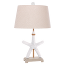 Starfish Rope Table Lamp -Antique White