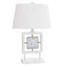 Starfish Frame Table Lamp Ant White 26 H