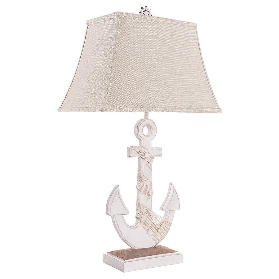 Anchor Net Table Lamp - Antique White - Atlantic Fine Furnitures Melbourne FL