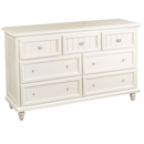 Sea Haven 7 Drawer Dresser - White