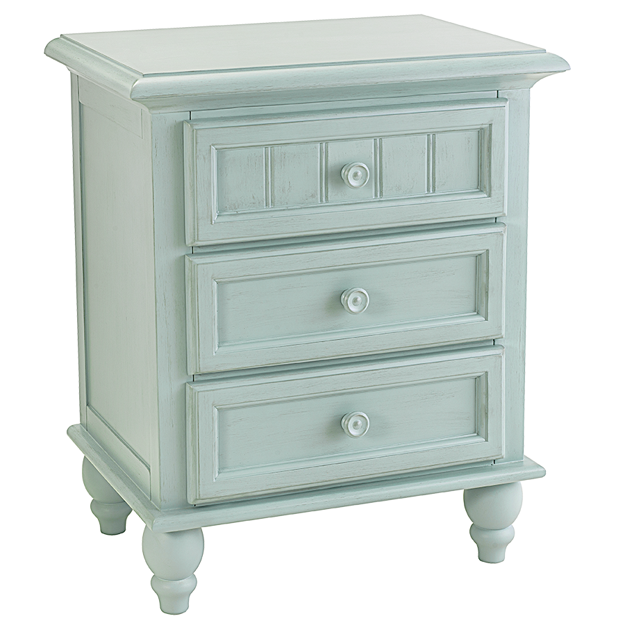 Sea Haven 2 Drawer Nightstand - Glacier Blue