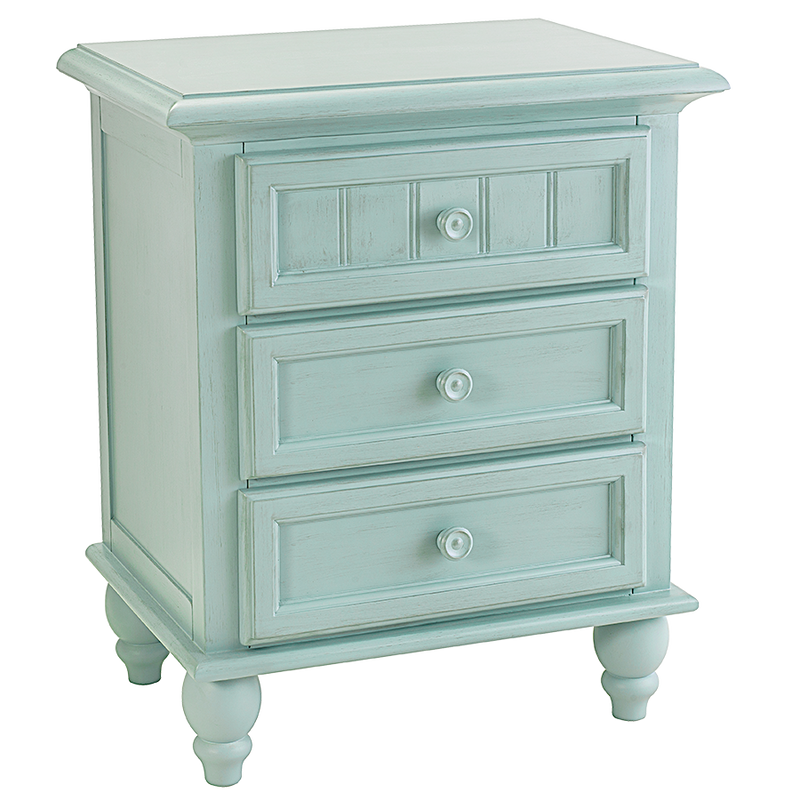 Sea Haven 2 Drawer Nightstand - Glacier Blue