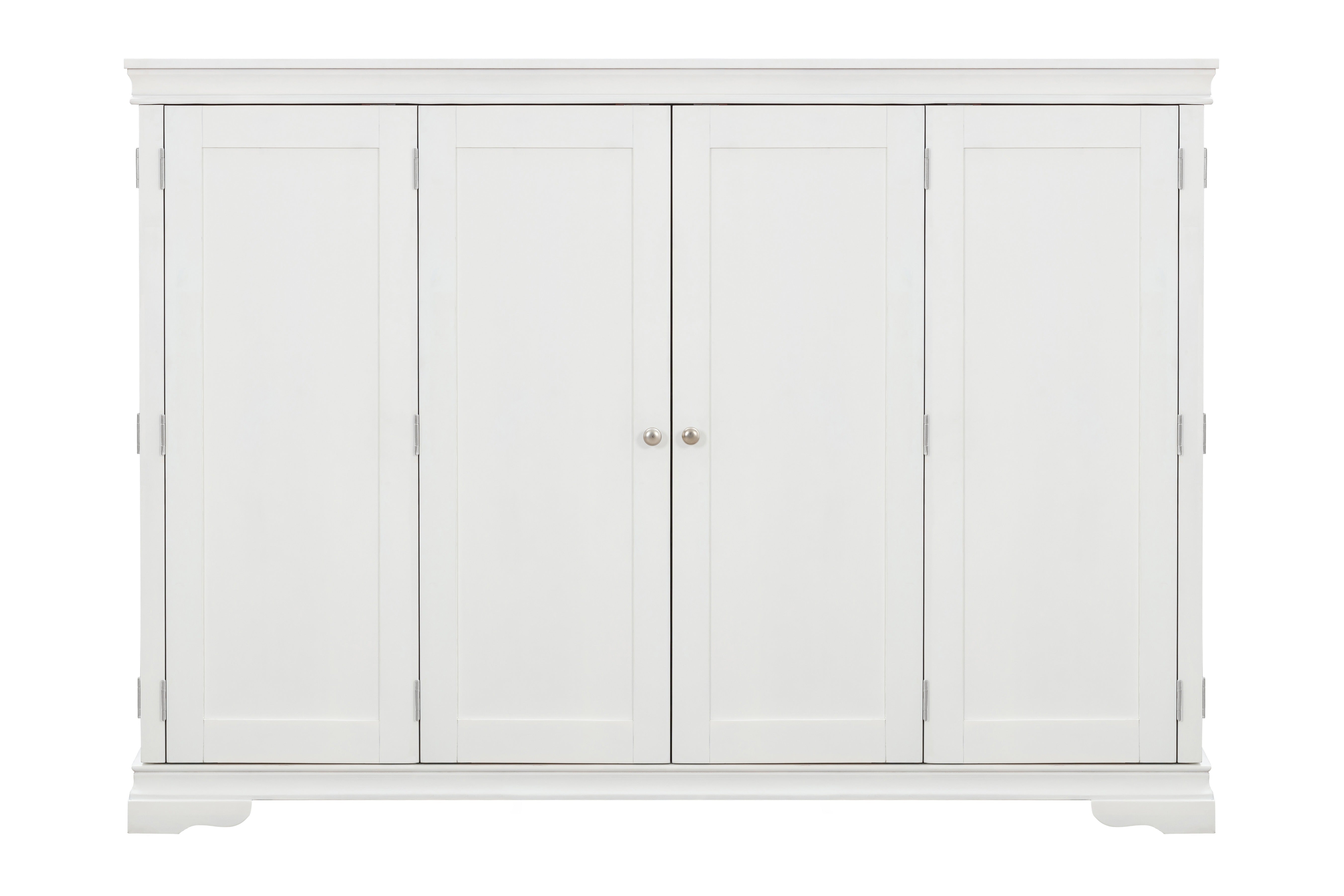 San Sebastian Cabinet Bed by Sealy, Queen in White | Atlantic Fine Furniture, Melbourne FL