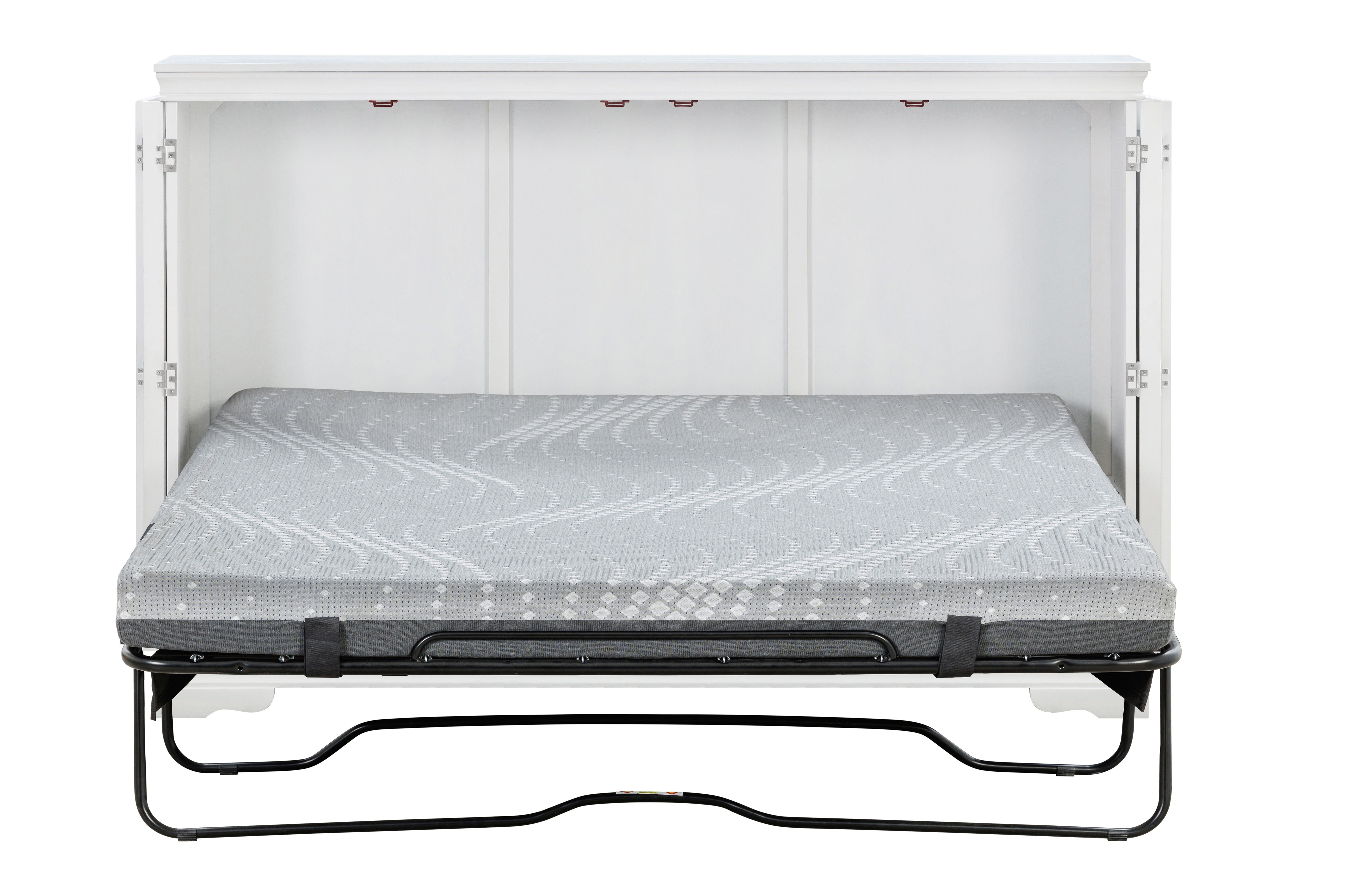 San Sebastian Cabinet Bed by Sealy, Queen in White | Atlantic Fine Furniture, Melbourne FL