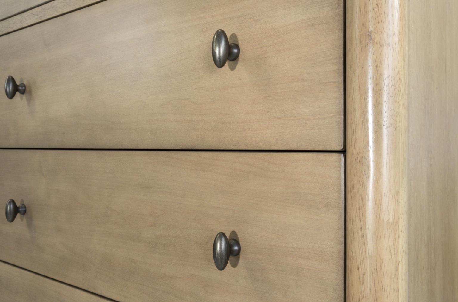Chatham 5 Drawer Chest. Warm Maple Finish