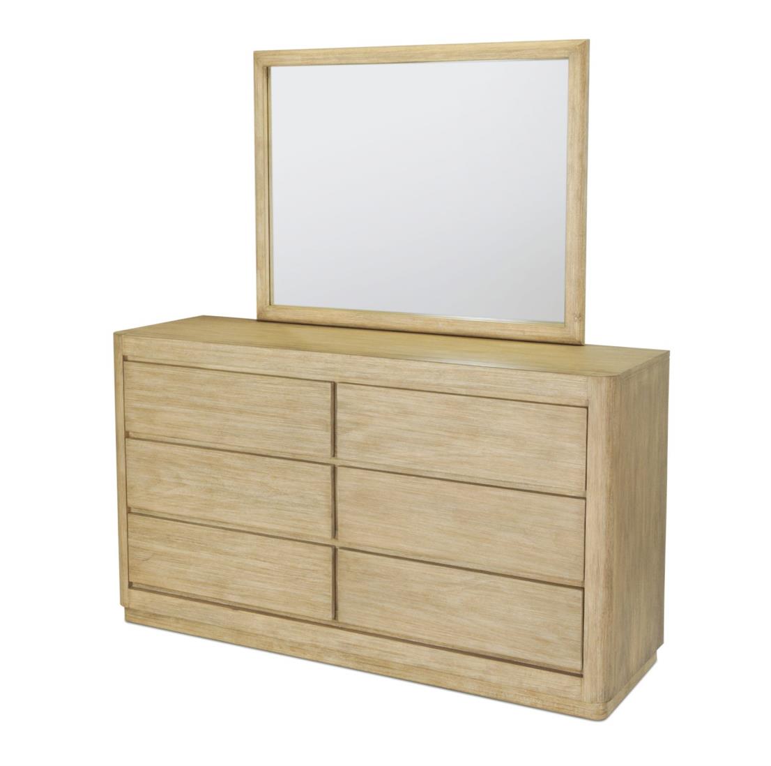 Hyde Park 6 Drawer Dresser. Weathered Natural Finish