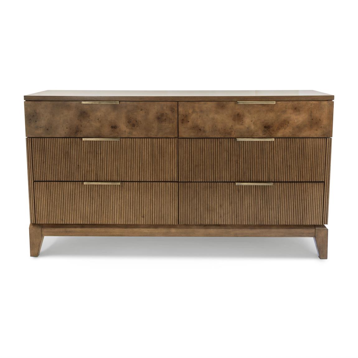 Manhattan Valley 6 Drawer Dresser Mappa Burl and