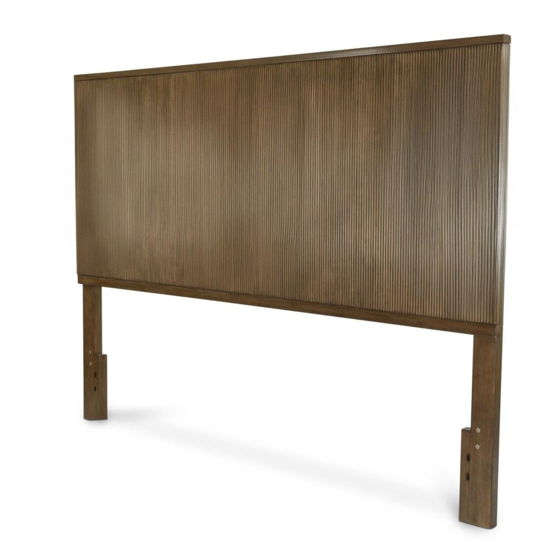 Manhattan Valley King Headboard. Mappa Burl and Vintage Chestnut Finish