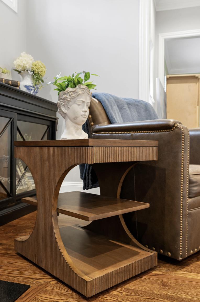 Manhattan Valley End Table Mappa Burl and
