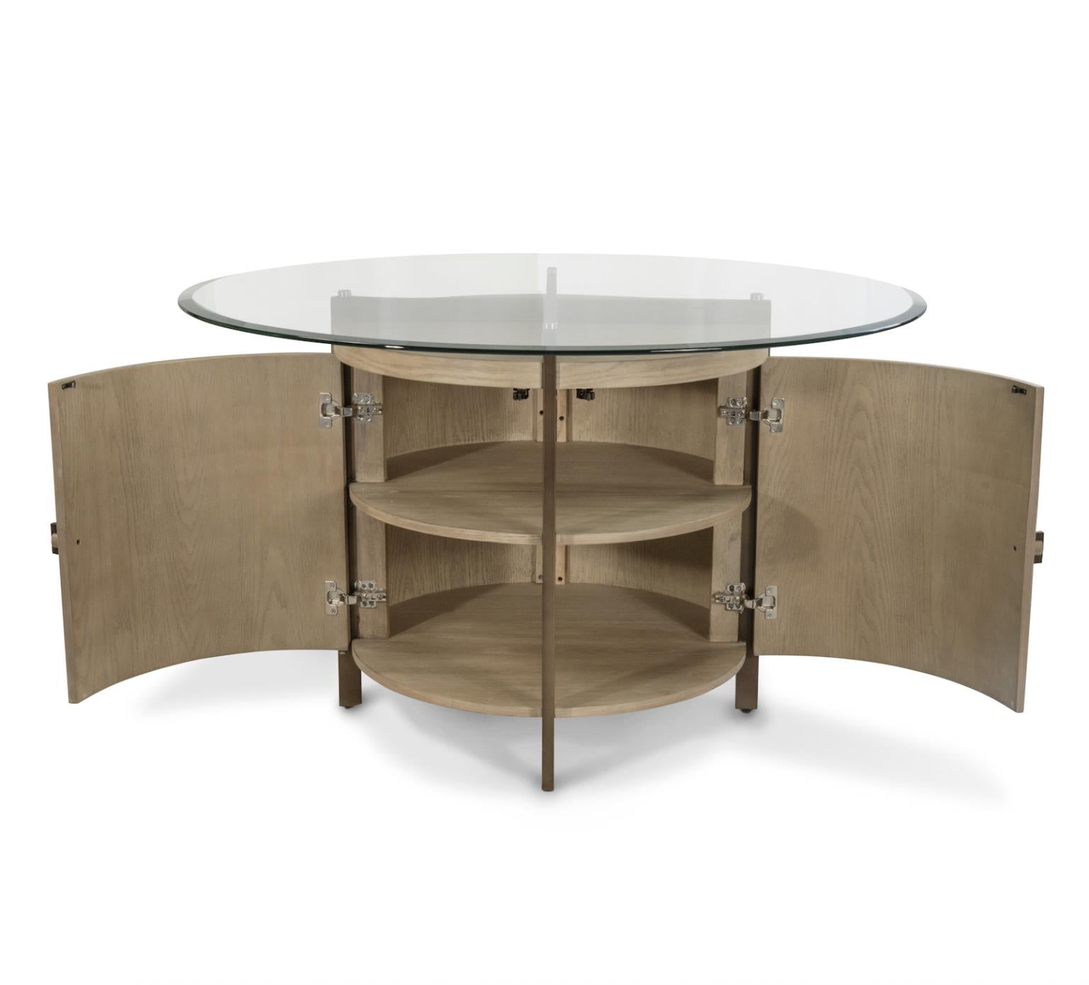 Rio Vista 54" Round Dining Table Top. Muted Earth Tones and Clay Finish. Must order base for complete table