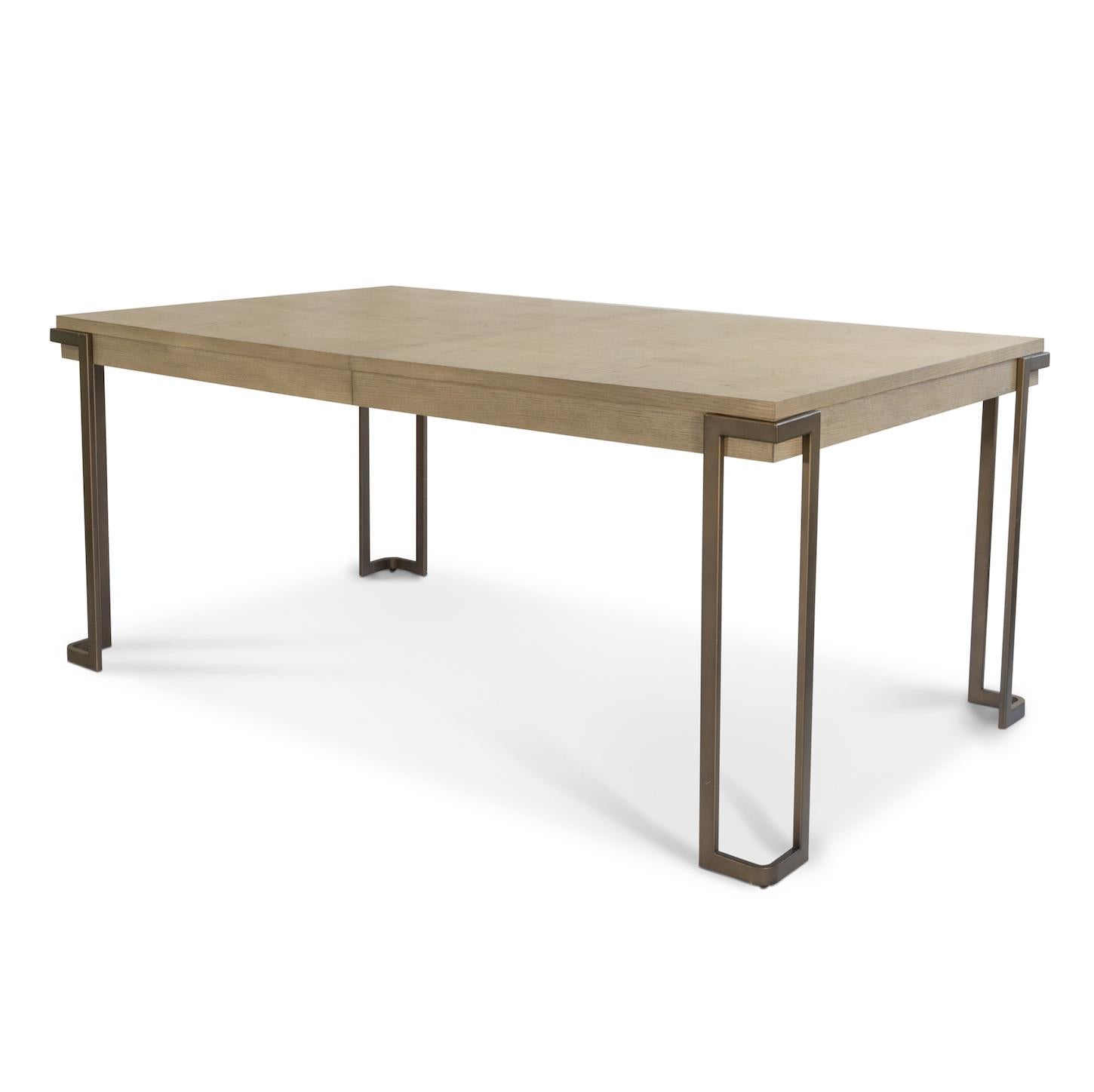 Rio Vista 68" Rectangular Dining Table Top w/ 18" self-storing leaf. Muted Earth Tones and Clay Finish. Must order legs / base for complete table