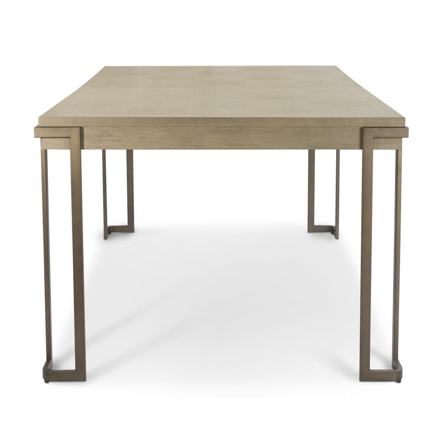 Rio Vista 68" Rectangular Dining Table Top w/ 18" self-storing leaf. Muted Earth Tones and Clay Finish. Must order legs / base for complete table