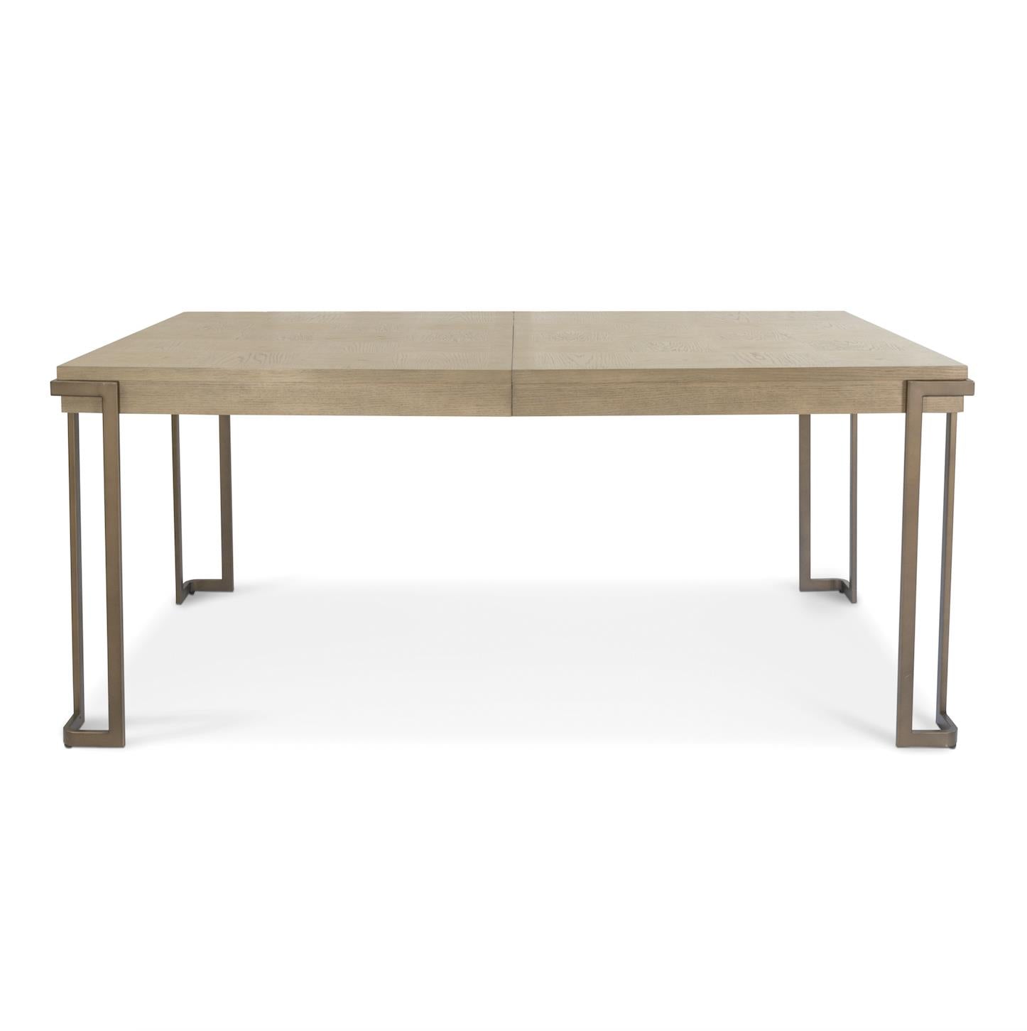 Rio Vista 68" Rectangular Dining Table w/ 18" leaf. Muted Earth Tones and Clay Finish