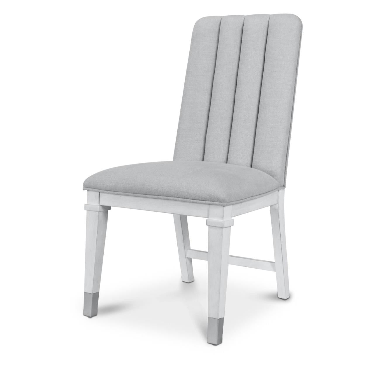 Point Breeze Side Chair w/ Metal (2pk; priced individually). Fresh White Finish