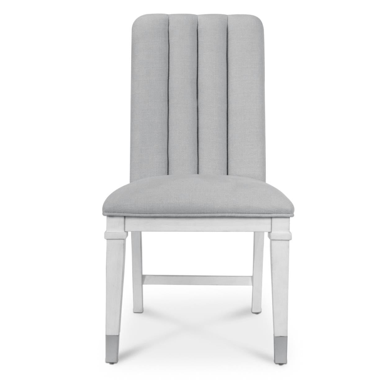 Point Breeze Side Chair w/ Metal (2pk; priced individually). Fresh White Finish