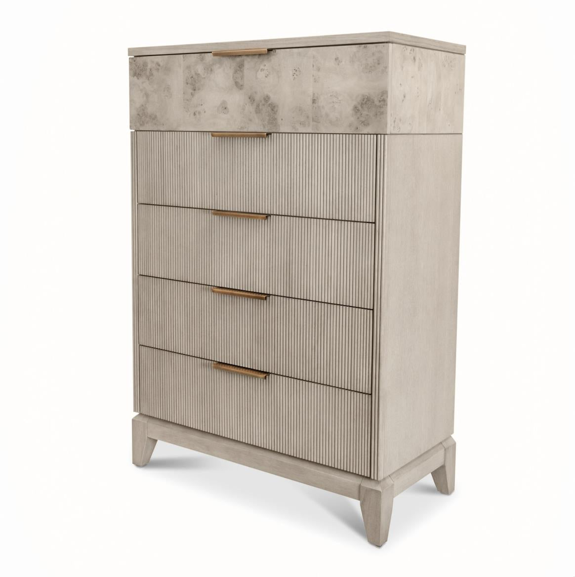 Manhattan Valley 5 Drawer Chest Mappa Burl and