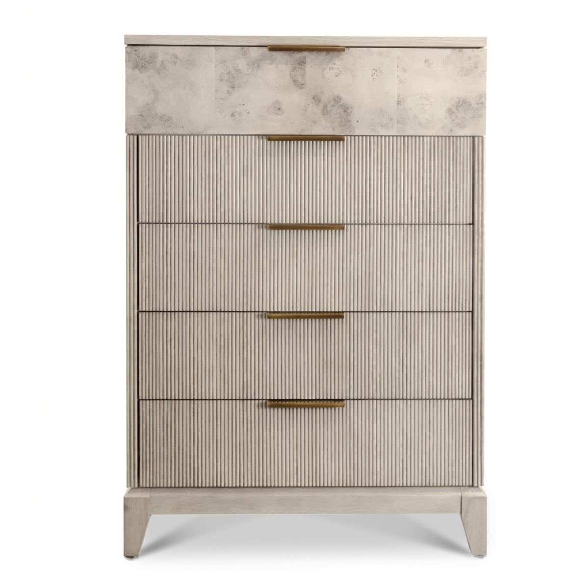 Manhattan Valley 5 Drawer Chest Mappa Burl and