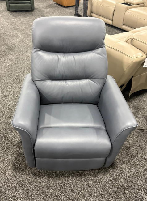 Hollister Leather Swivel Recliner - Atlantic Fine Furniture Melbourne FL