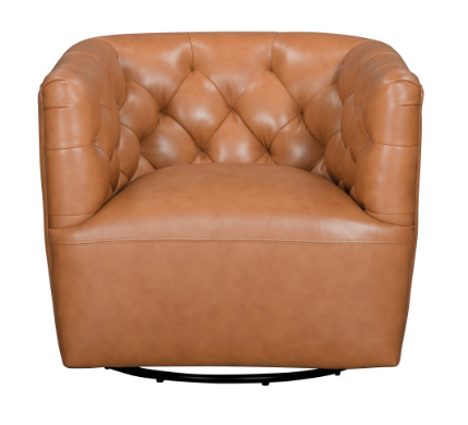 Mira Leather Swivel Chair - Atlantic Fine Furniture Melbourne FL