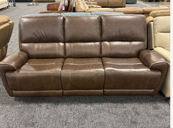 Highland Leather Reclining Sofa - Atlantic Fine Furnitures Melbourne FL