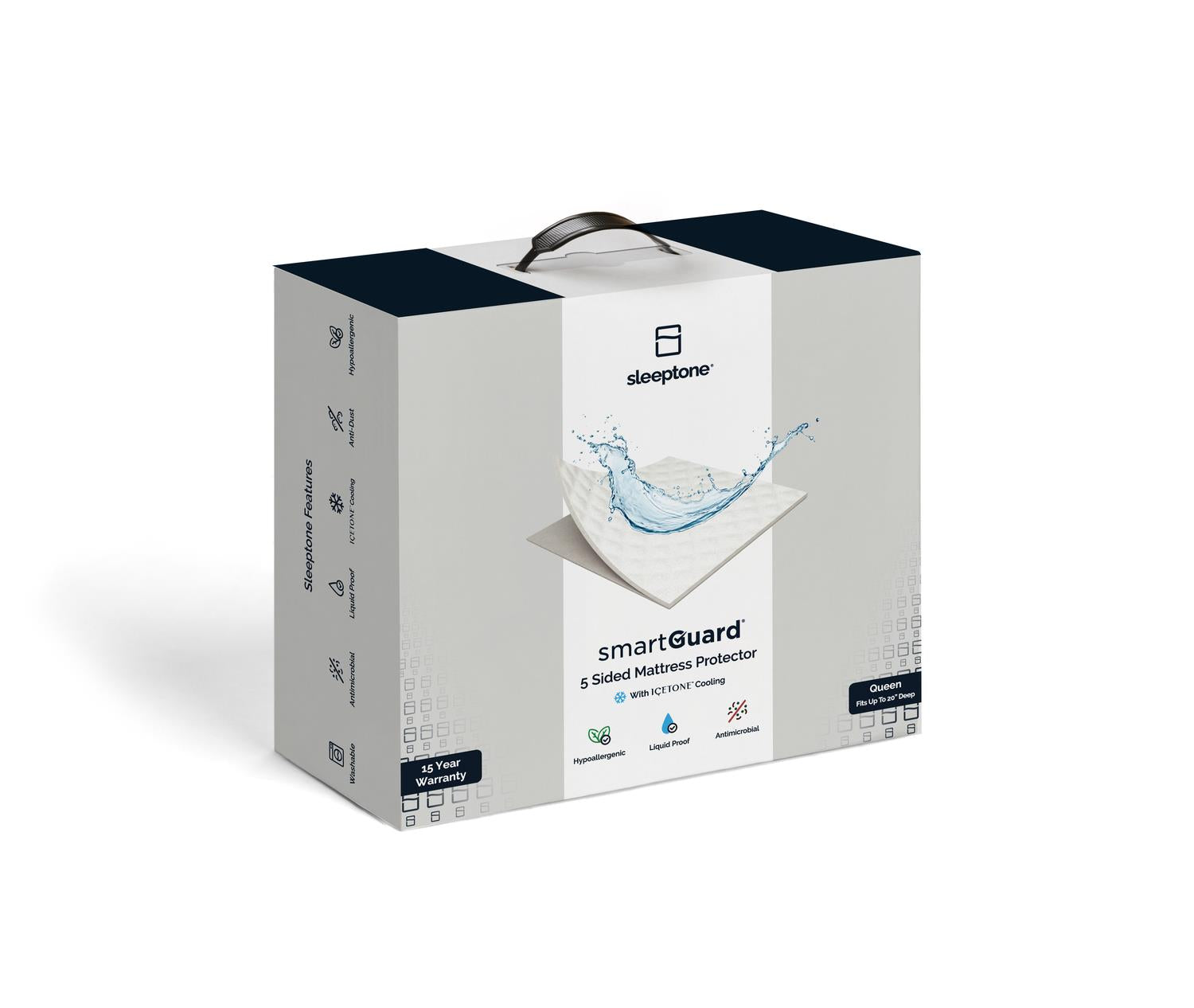Waterproof Smartguard Premium Mattress Protector with Icetone