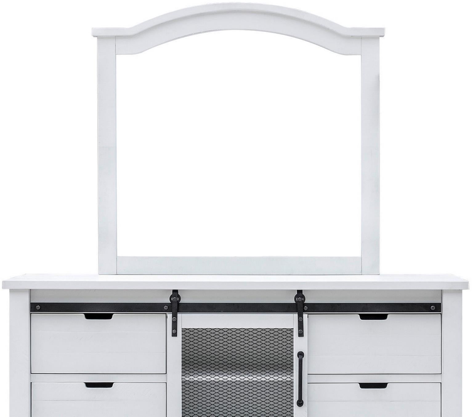 Stockton Mirror (Vintage White)