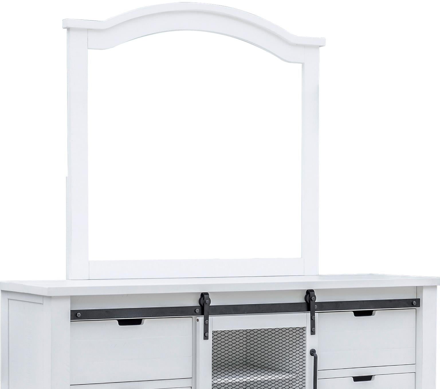 Stockton Mirror (Vintage White)