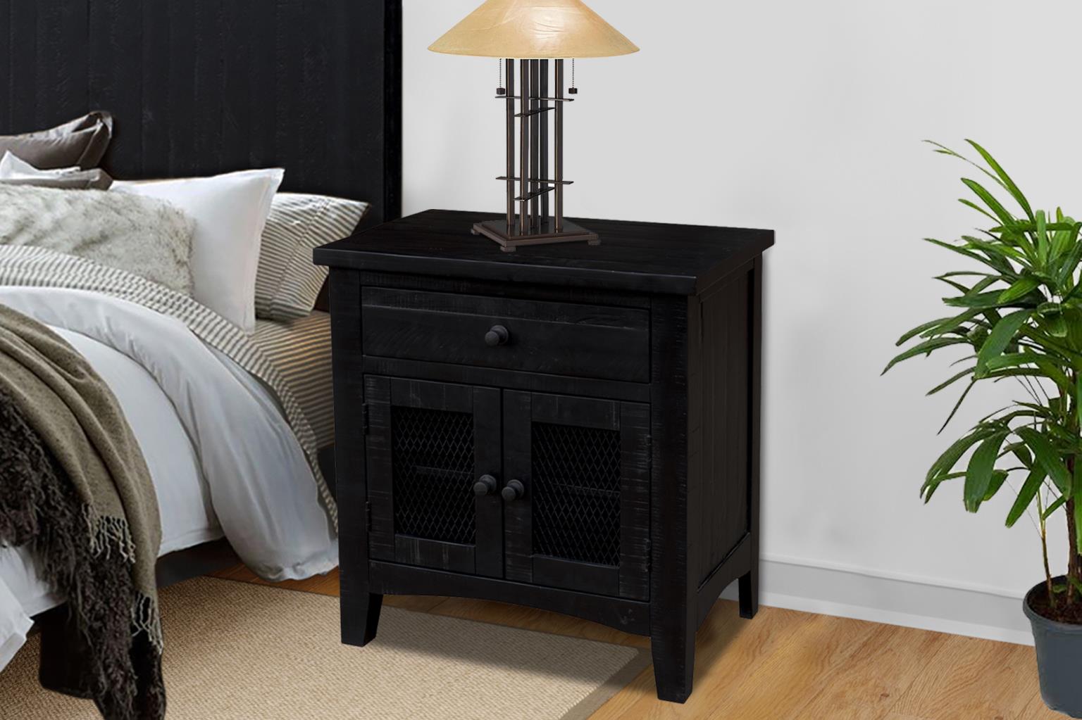 Stockton Nightstand (Vintage Black)
