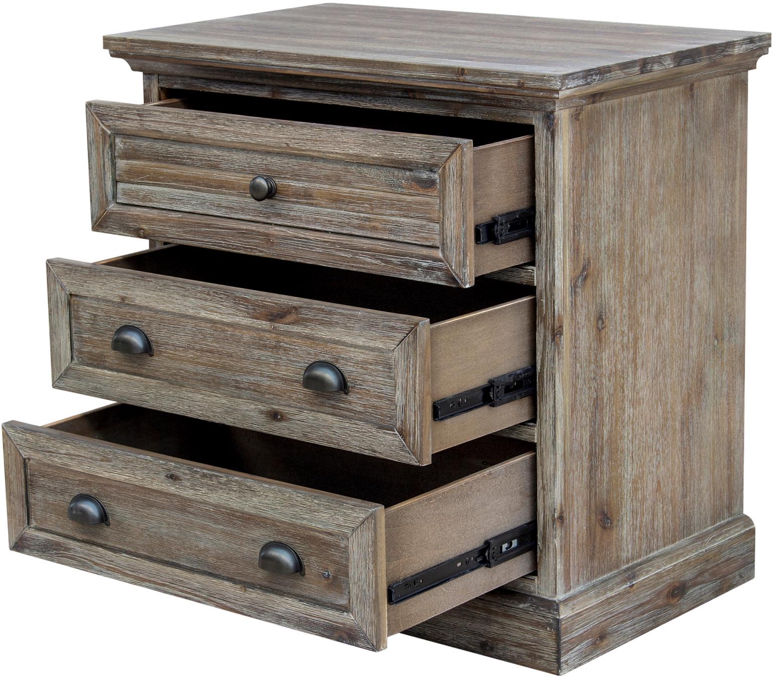 Sumpter 3 Drawer Nightstand