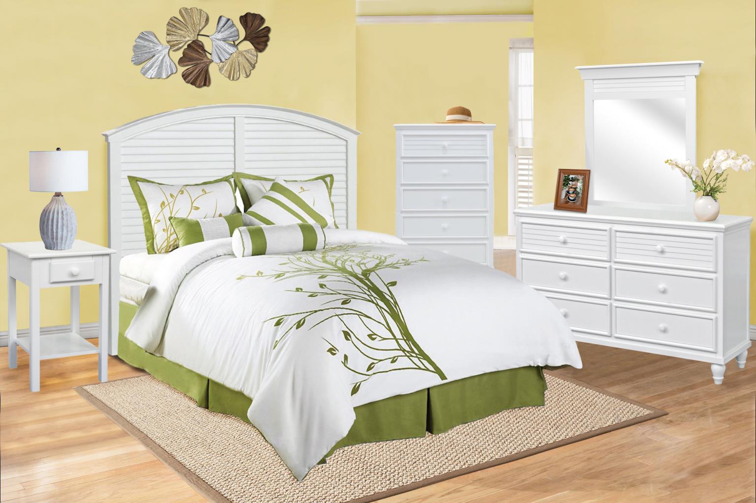 Sunset Split Dresser (White)
