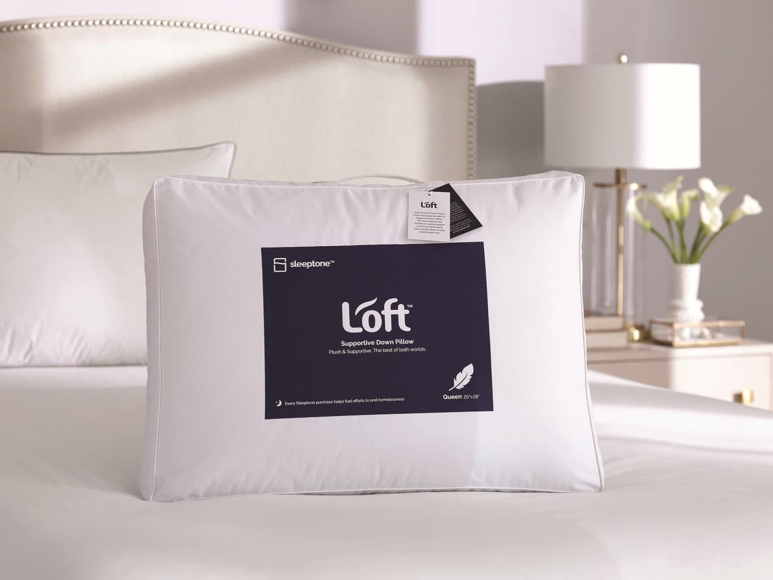 Supportive Down Pillow