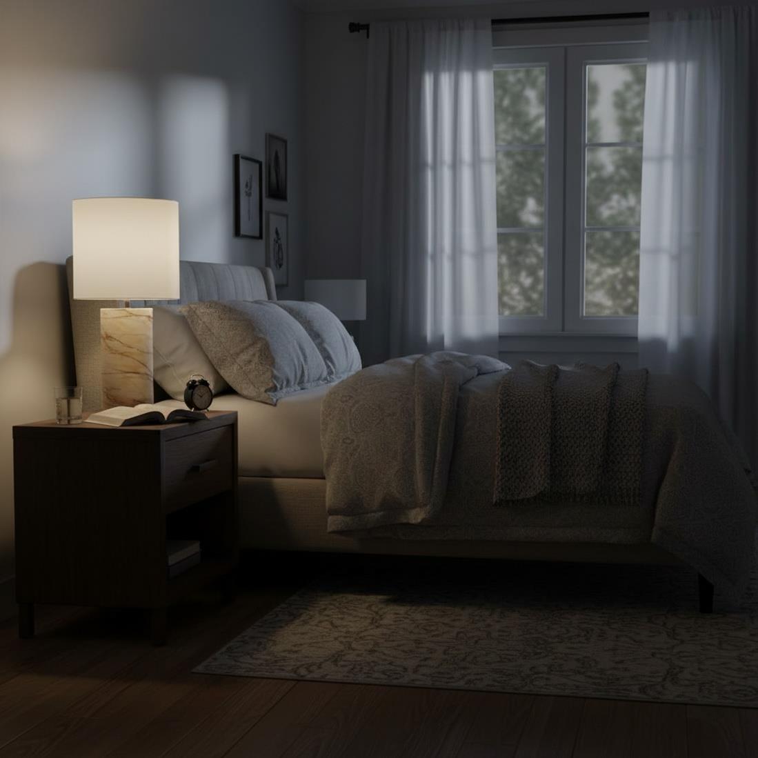 Tranquil, 26" Table Lamp (2pk). Caramel Vein finish