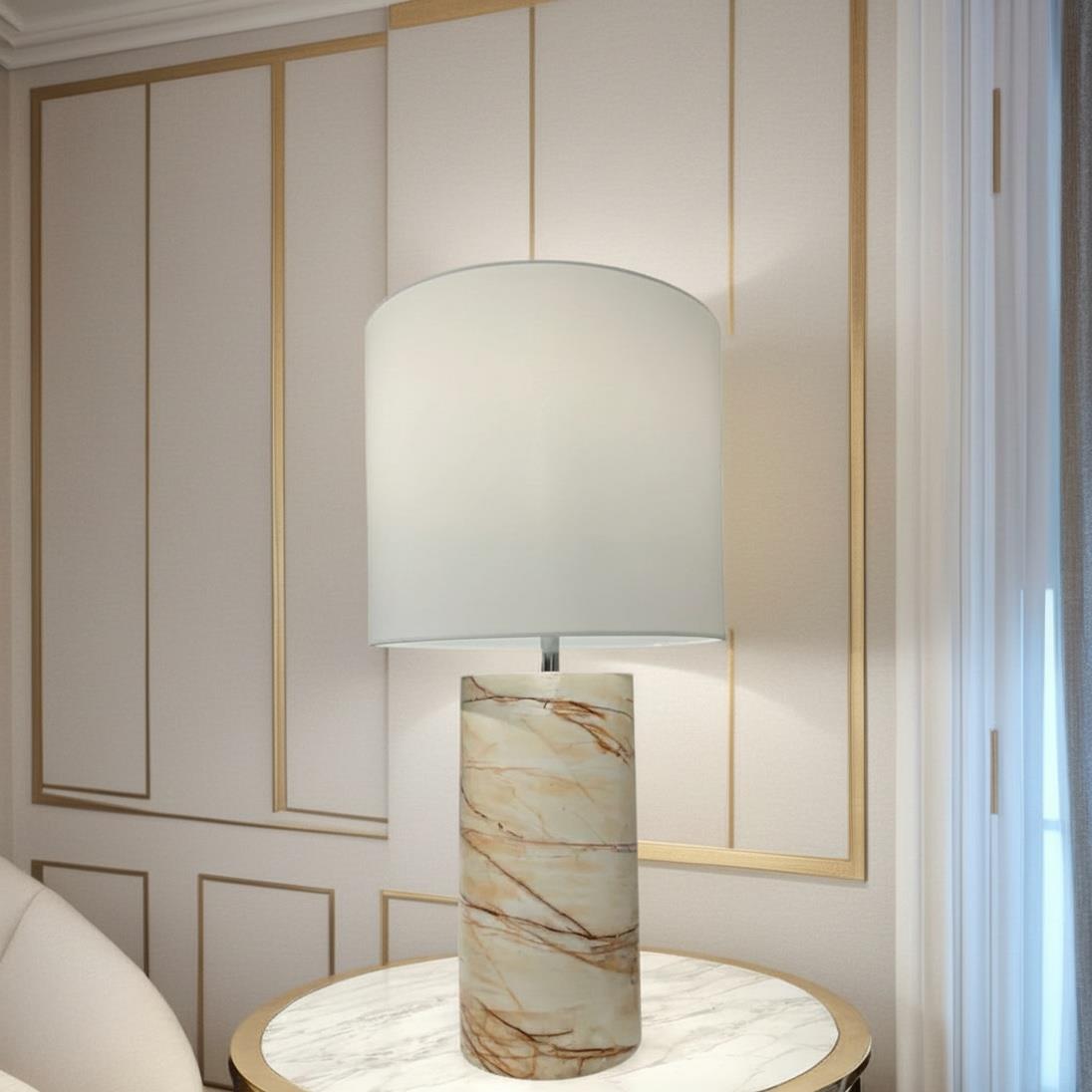 Tranquil, 26" Table Lamp (2pk). Caramel Vein finish