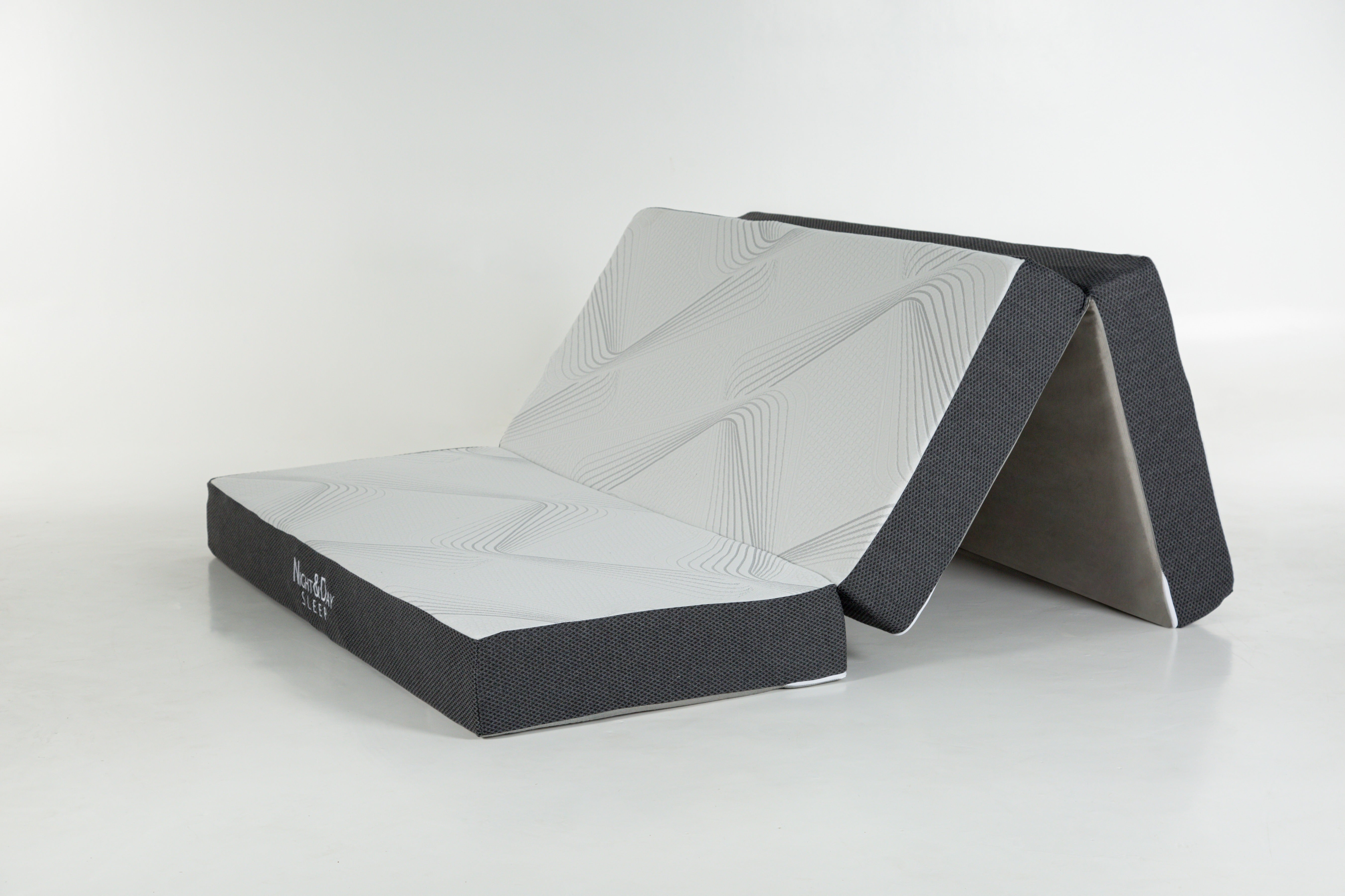 Tri-fold 6-inch gel memory foam pocket coil queen cabinet bed mattress | Atlantic Fine Furniture, Melbourne FL