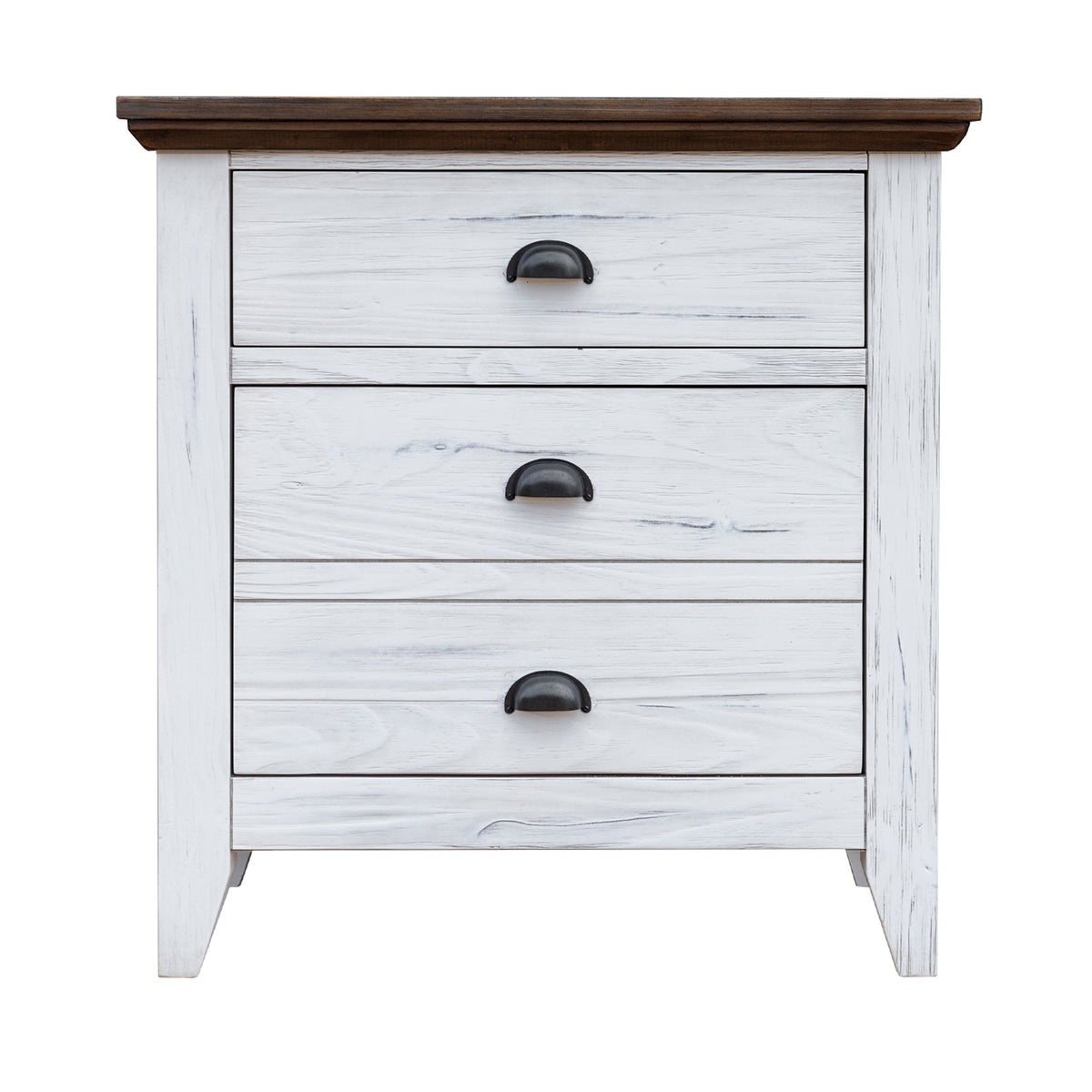 Tuscany 3 Drawer Nightstand (2-Tone)