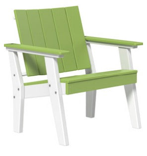 Lime Green & White