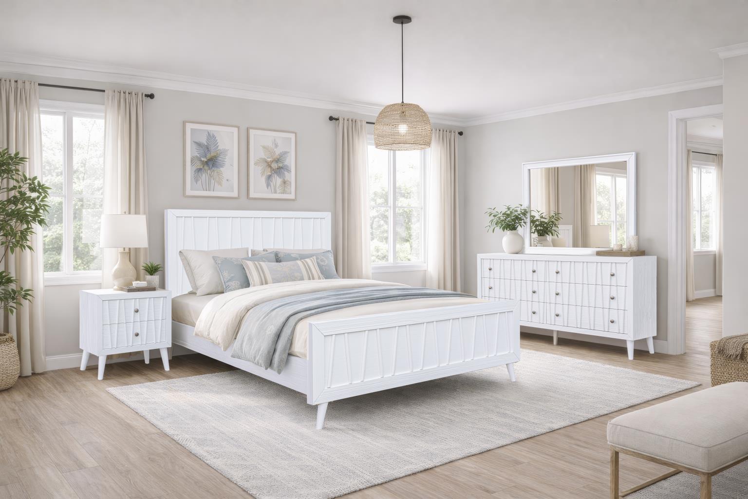 West Palm Bedroom (White)