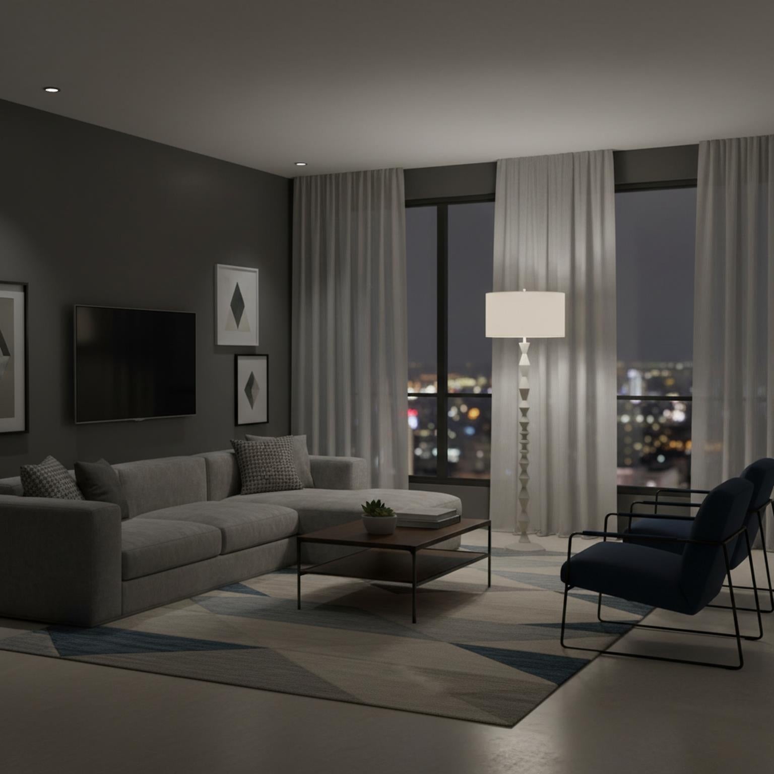 Zenith, 66" floor lamp, sold as 1pk
