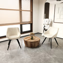 Medieval - Table And Dining Chair Set For Home Kitchen - White / Wood