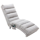 Massage Chaise Lounge Indoor With Remote Control, Ergonomic Electric Massage Lounger