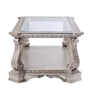 Northville - Coffee Table - Clear Glass & Antique Silver