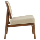 Rayo - Rattan Cane Back Accent Chair With Padded Seat