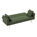Teddy Fleece Sofa Bed With Luxurious Throw Pillows
