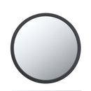 Circle Wall Mirror With Wooden Frame, Wall Mirror For Living Room