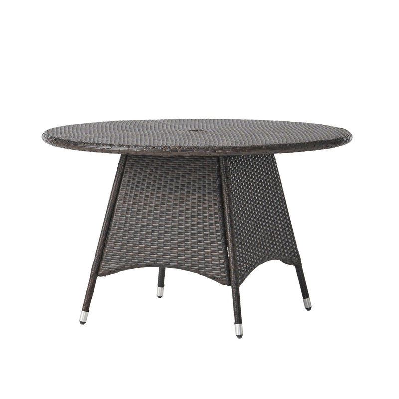 Corsica - Round Dining Table - Brown