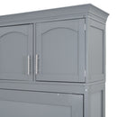 Murphy Modern Bed With Top Cabinets For Space Saving And Comfort